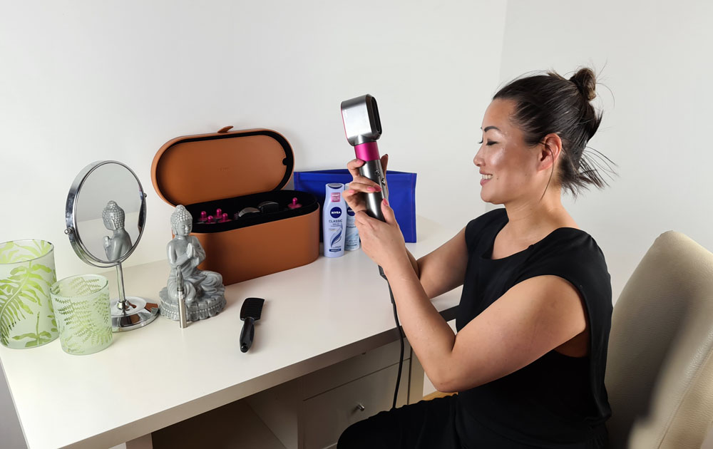 Dyson airwrap mit Meike