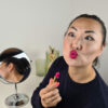 Lippenstift-Knutschmund