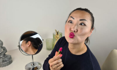 Lippenstift-Knutschmund