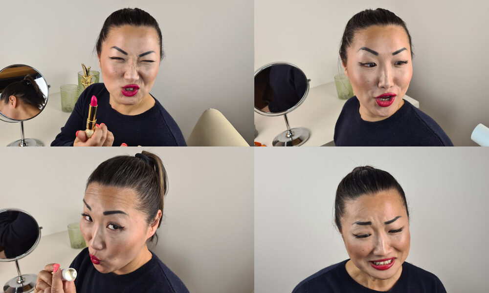 Lippenstift-Momente
