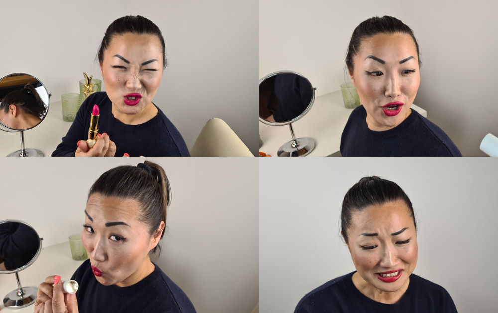 Lippenstift-Momente