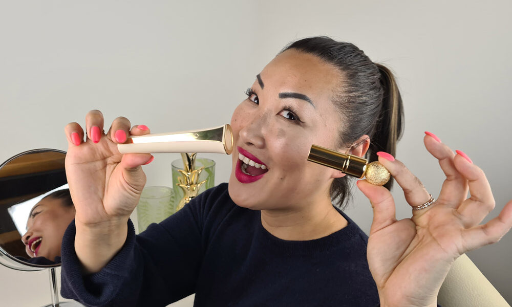 Lippenstift-Choo-Praesentation