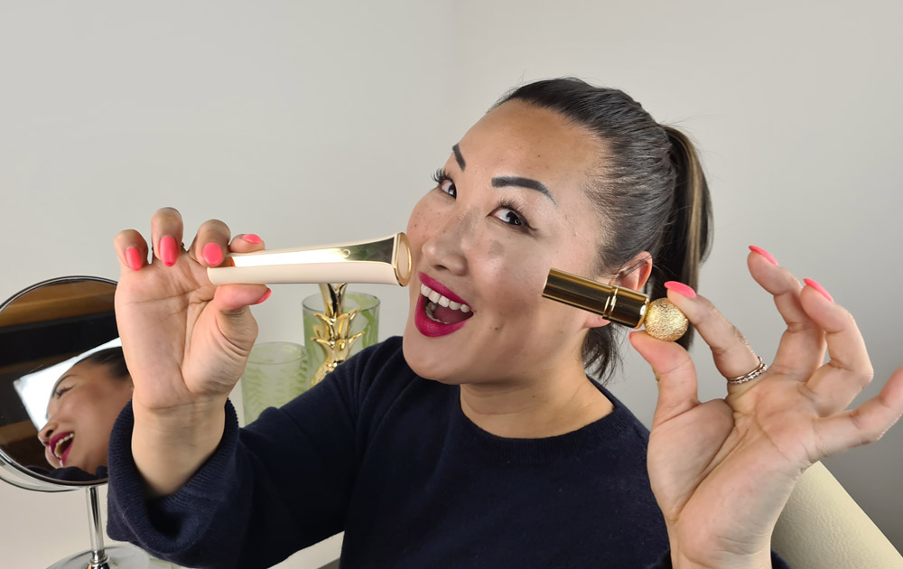 Lippenstift-Choo-Praesentation
