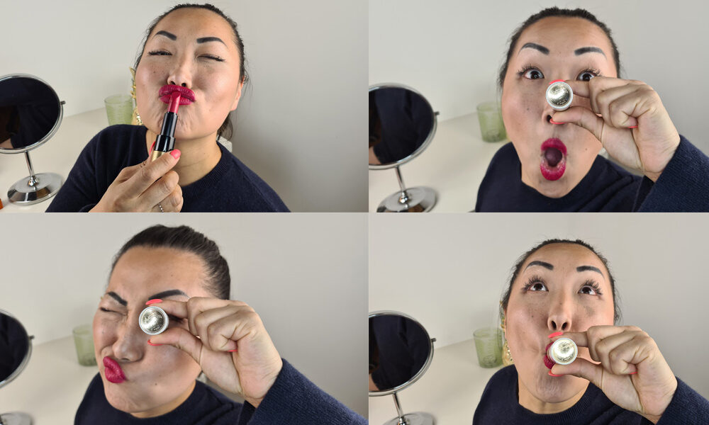Viererbild-Hermes-Lippenstift