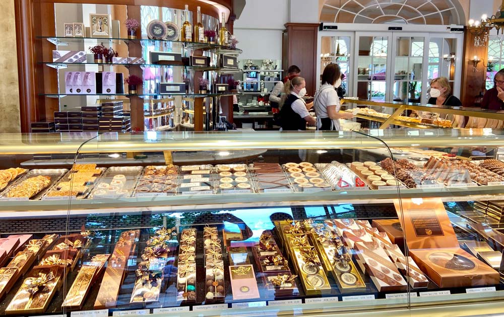 Bäckerei-Auslage